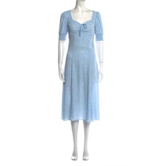 Likely Blue Floral Dress Size 6 - Picture 2 of 14